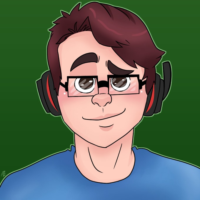 draw you as a stylized digital drawing