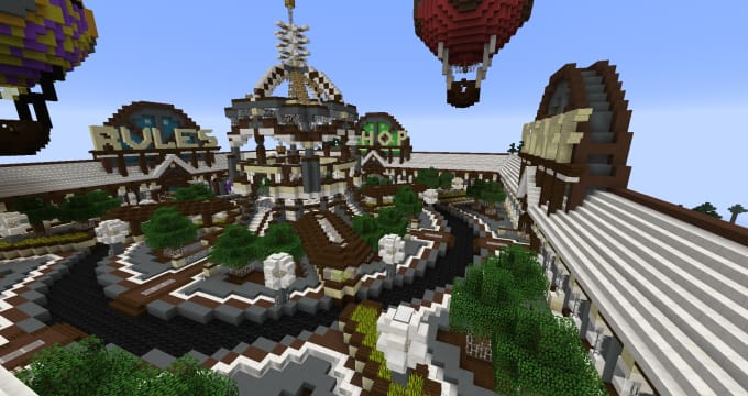 Build you a minecraft spawn for your server by Rtukani | Fiverr