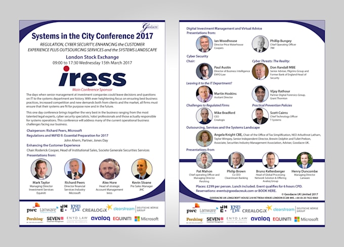 flyer brochure poster leaflet design