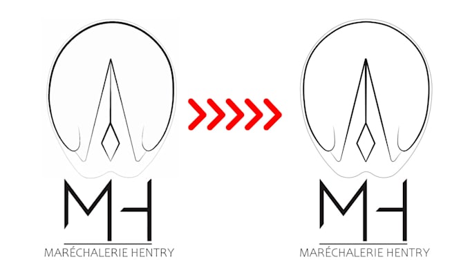 vectorise your old logo