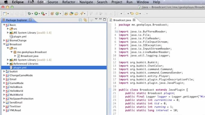 custom minecraft bukkit spigot plugin