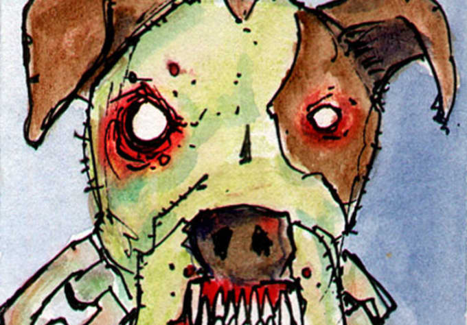 Draw Your Pet As A Zombie By Byronrempel