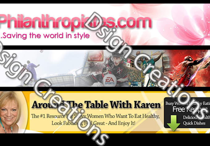 make High Quality headers / WORDPRESS Header / Banner /Website Header