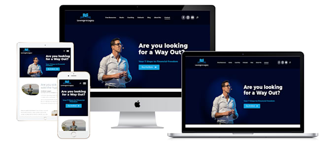 create a professional wordpress website with any builder