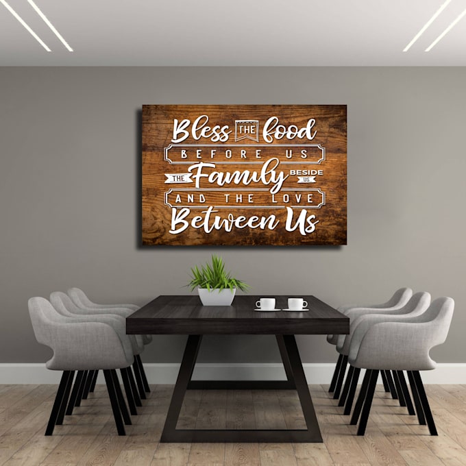 do a design of a canvas wall art