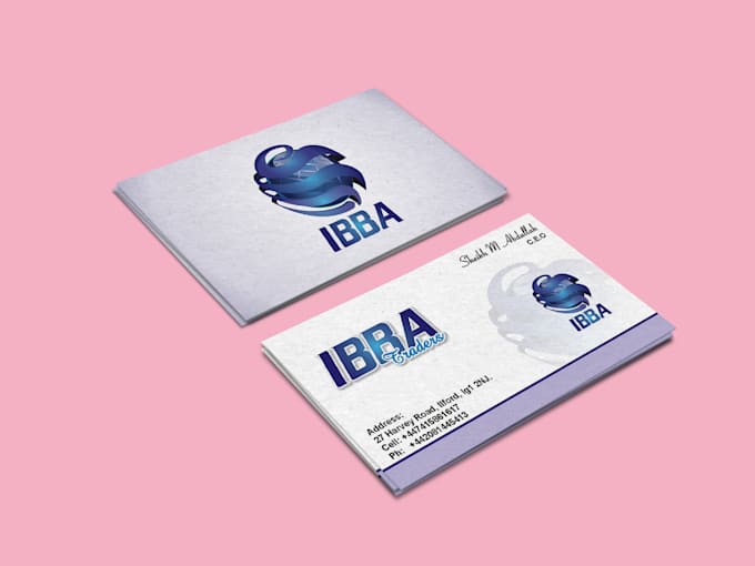 do eye cathey business card design  matching office stationery