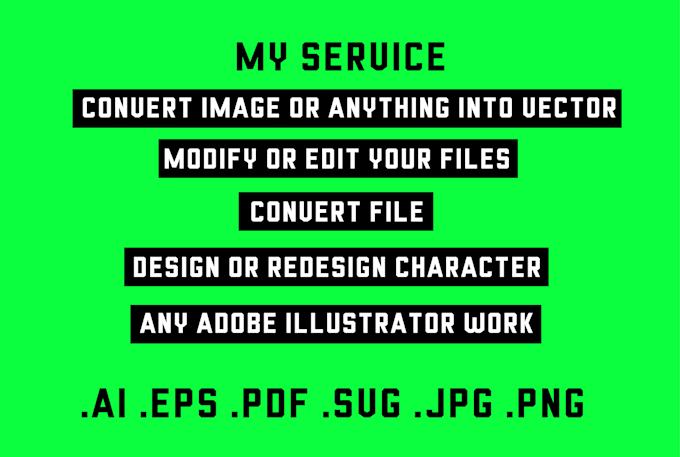 do professionally adobe illustrator work