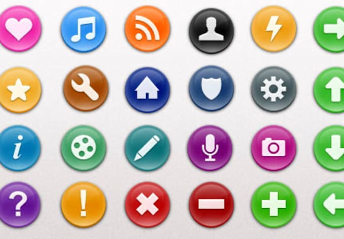 design professional and custom  made Icon and Apps for Website and iPhone