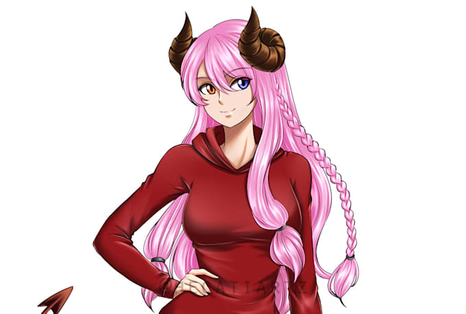 draw anime or manga character illustration