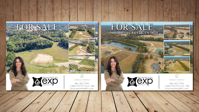 design professional real estate yard signs and banners
