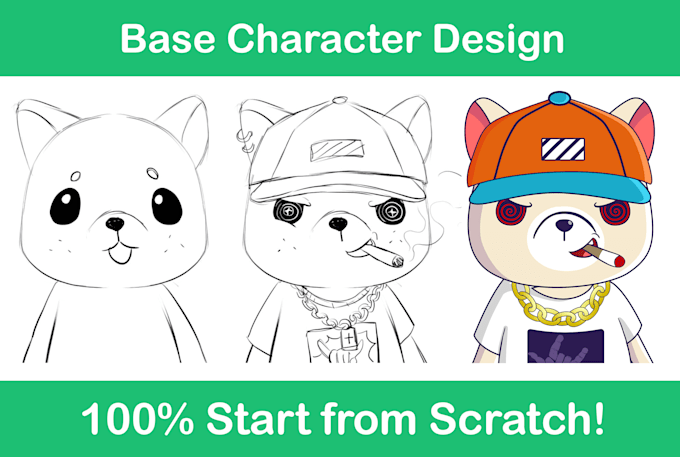 create nft characters for 1k 5k 10k collection with metadata
