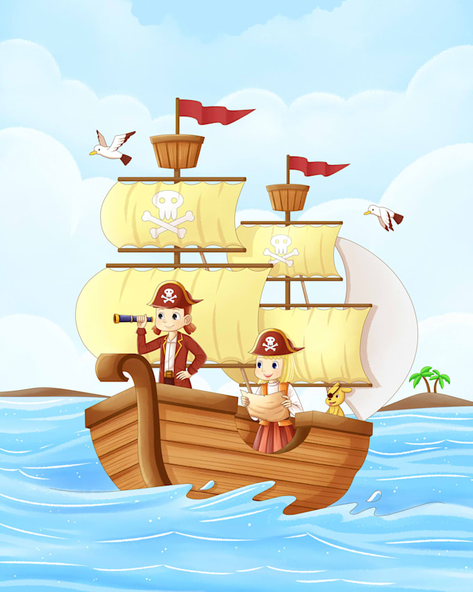 draw illustration for childrens book