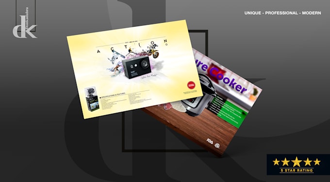 create a professional product sales sheet