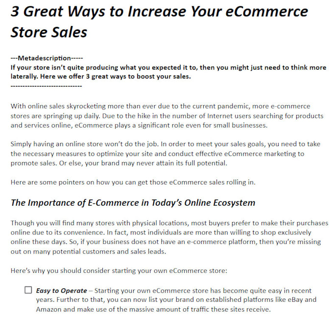 rewrite and improve your website copy as a UK native
