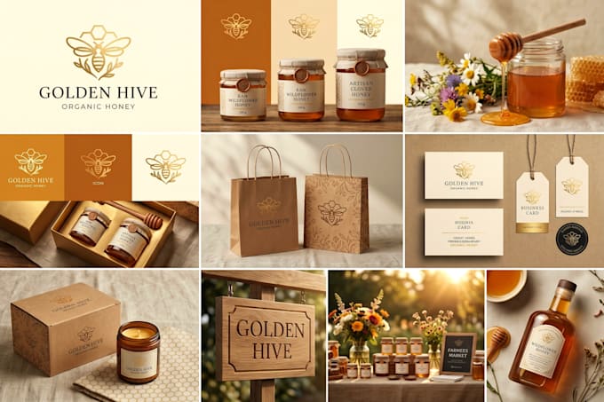 create modern minimalist logo design and brand identity kit