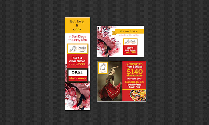 design HTML5 banner ads, ad creative and animated banner ads