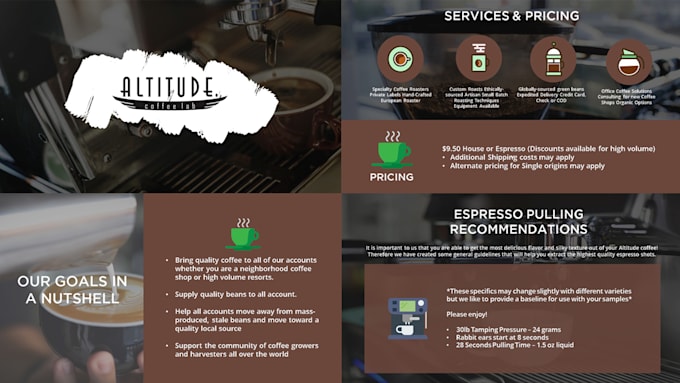 design a powerpoint presentation or pitch deck