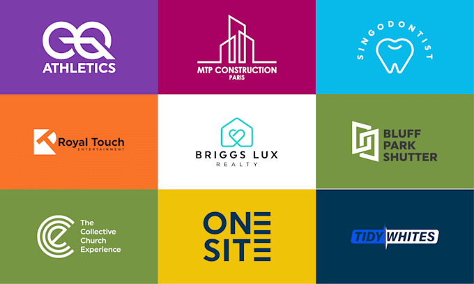 create unique modern minimalist business logo design