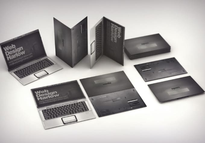 design a unique business card, with qr codes
