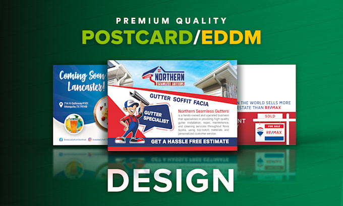 do postcard for lawn, cleaning, pressure wash, junk removal