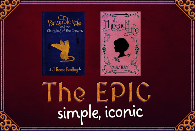 create an epic fantasy book cover