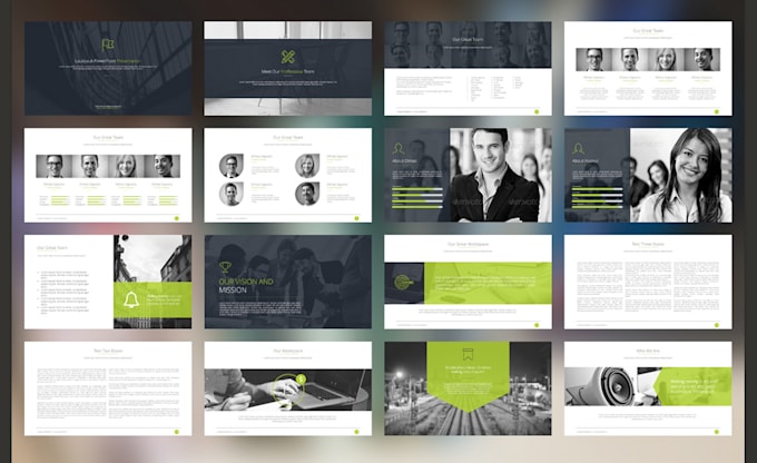 design a unique powerpoint and video presentation
