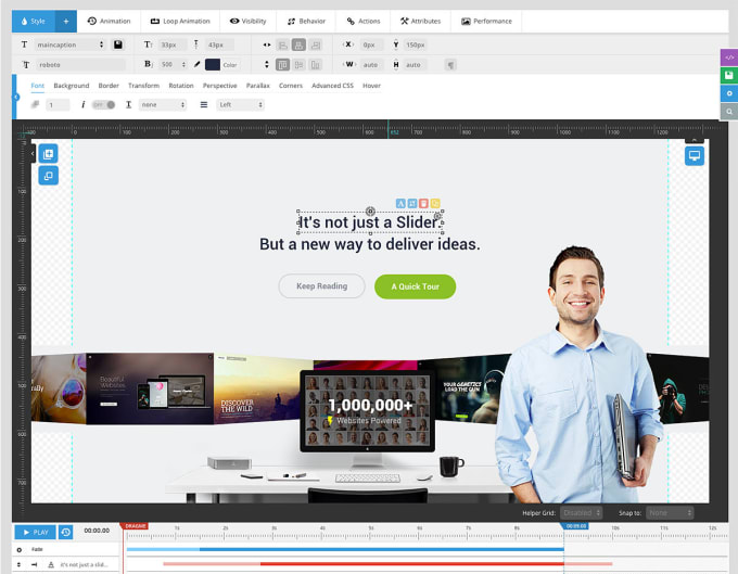 create and fix any revolution,layer,smart and other slider