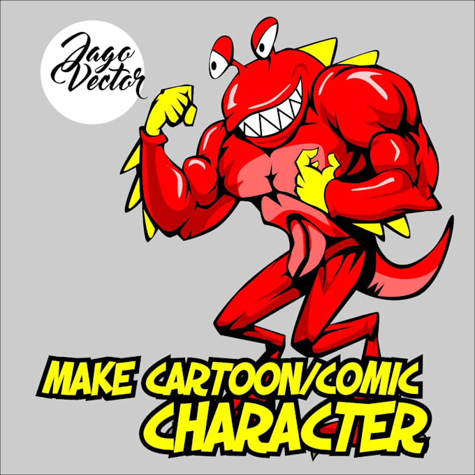 make cartoon comic character for you