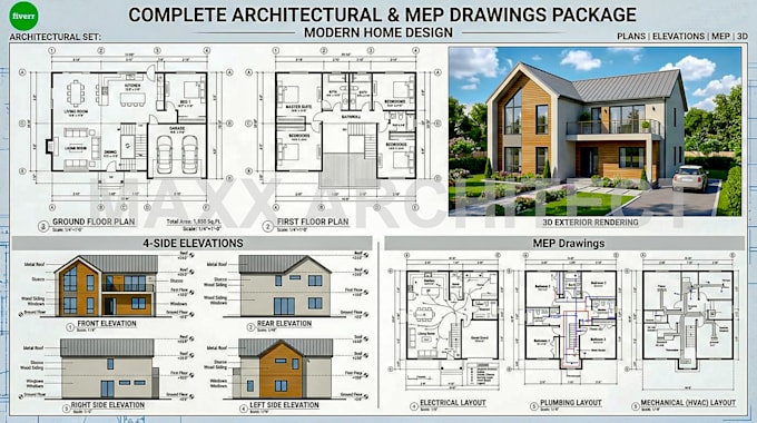 do 2d floor plans and permits drawings