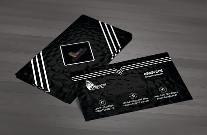 design professional exclusive 2 sided business card
