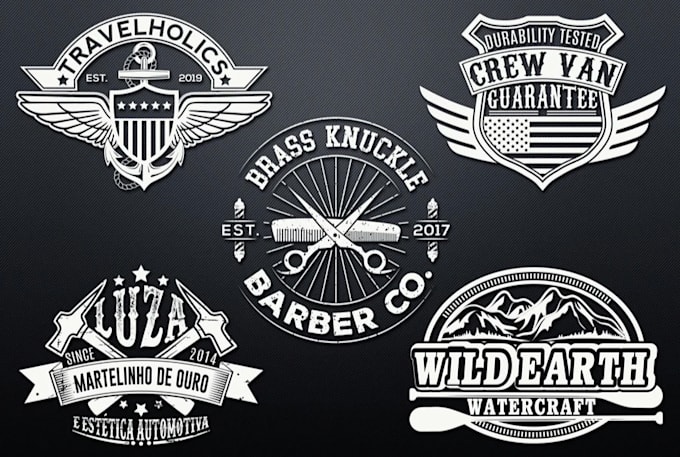 do a creative retro vintage hand drawn logo