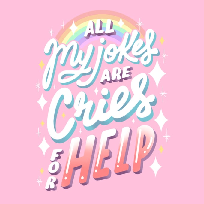 illustrate your quote or text with custom hand lettering