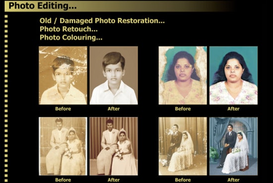 edit your photos damage,old,tough ups
