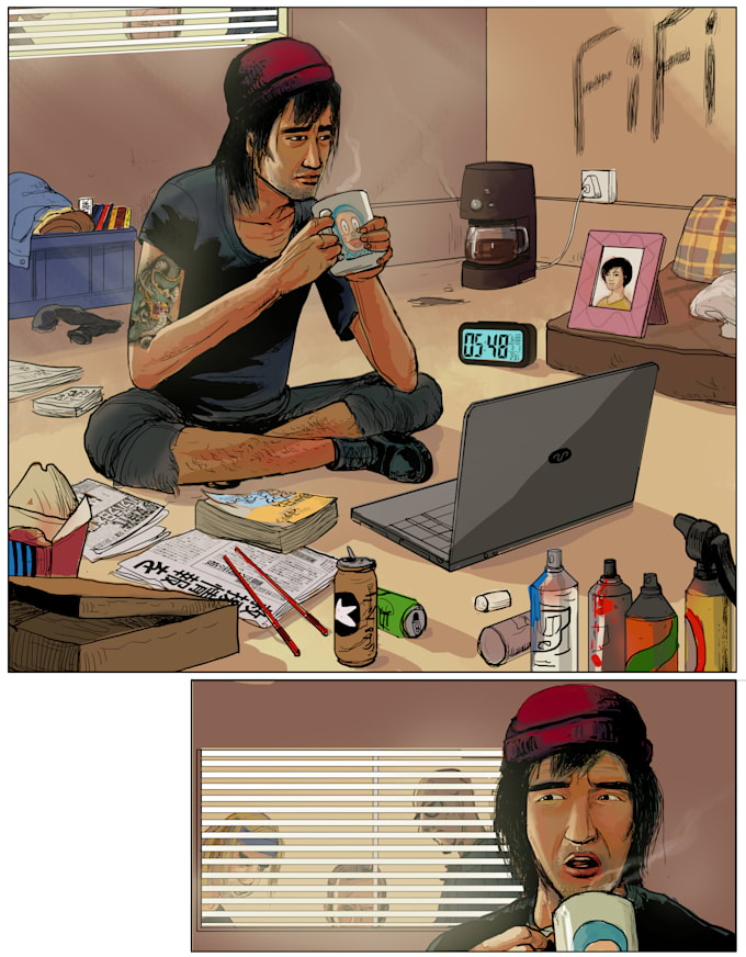 make graphic novel, comics, manga for you