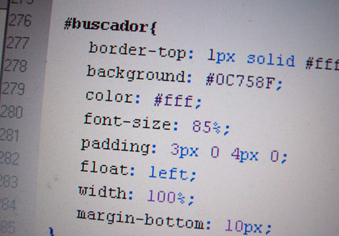 fix any css/html related problems
