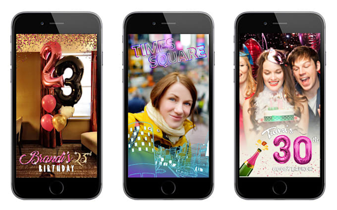 design a custom snapchat geofilter luxury