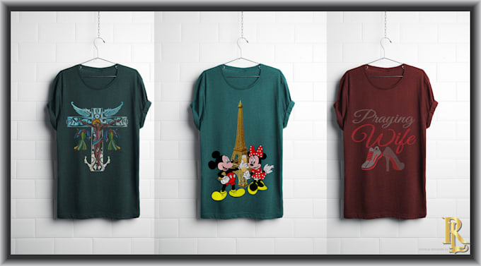 make an eye catching t shirt design for you