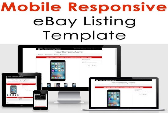 Create responsive html ebay listing template for you by Jitun raha Fiverr