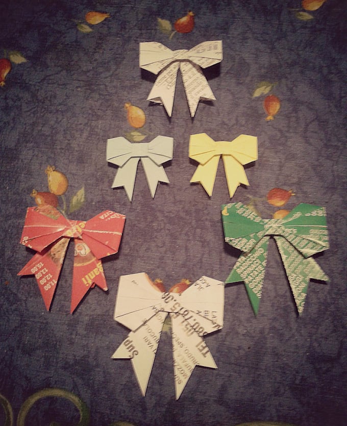 send you 10 cute paper bows