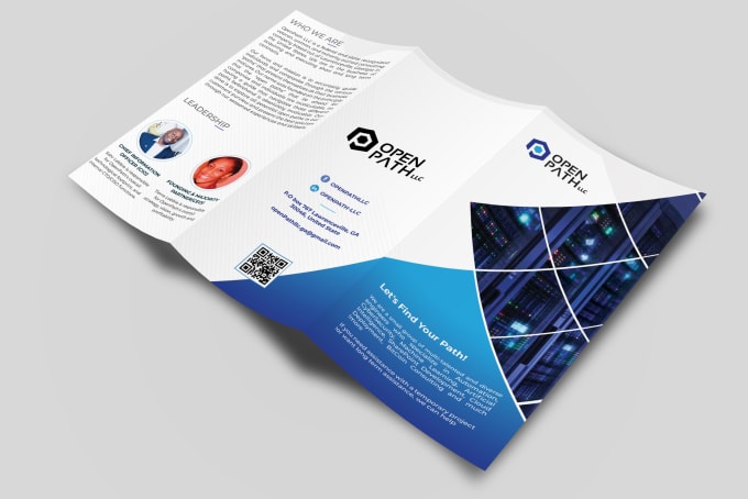 design brochure or pamphlet