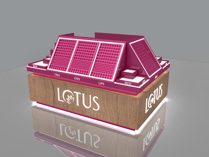 design kiosk or shop in shop display
