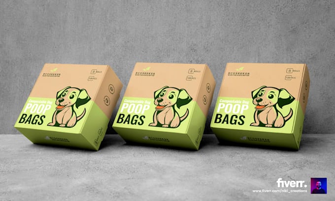 design eco friendly product packaging and label design