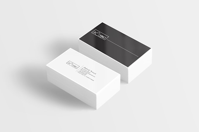 do professional and modern business cards design