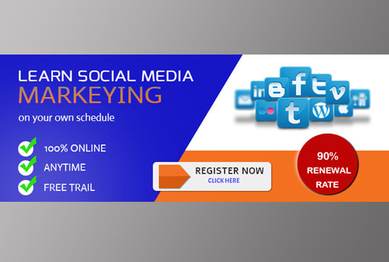 design social media banner and post