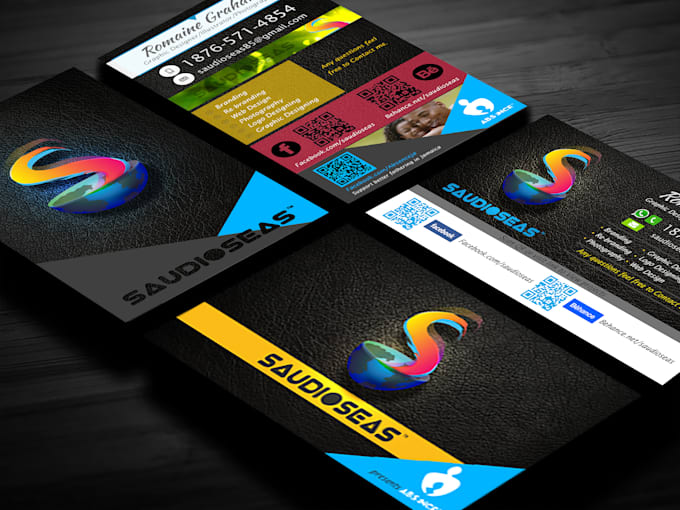 design clean business card within 3 days