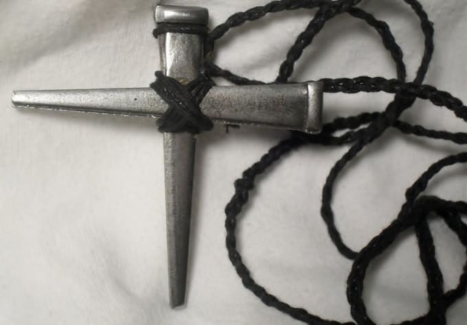 Make you a cross necklace made from nails by Haasthemrs | Fiverr