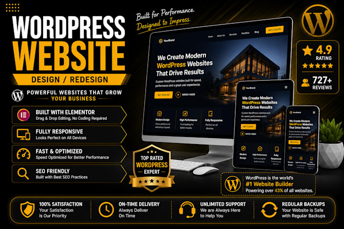 be your wordpress developer for business and ecommerce