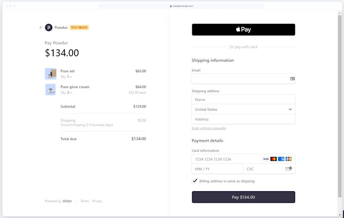 do stripe payment integration in your website securely