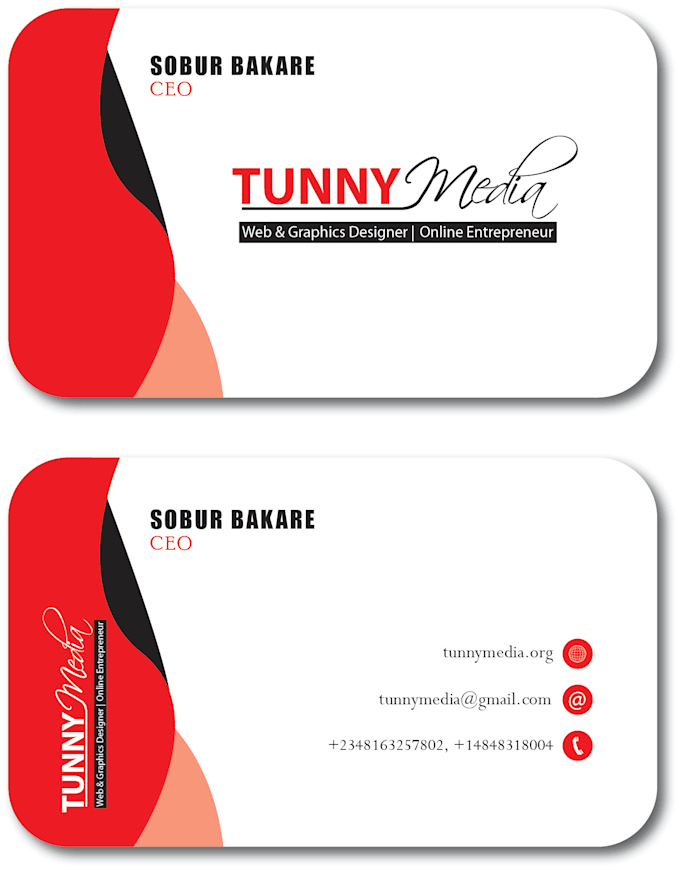 design professional business card for your business today