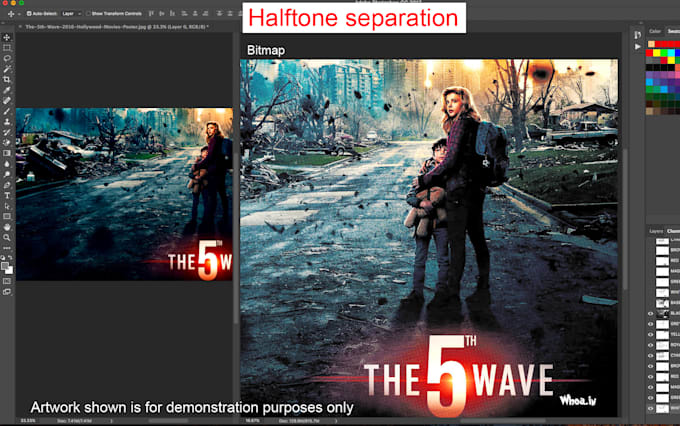 do color separation for SCREENPRINTING any separation